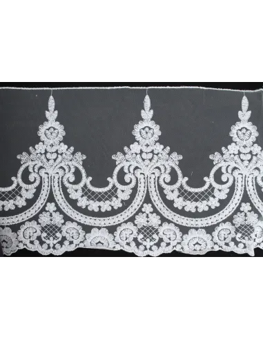PIZZO TULLE ALTEZZA  25 CM - CF 24.5MT 24BE2426