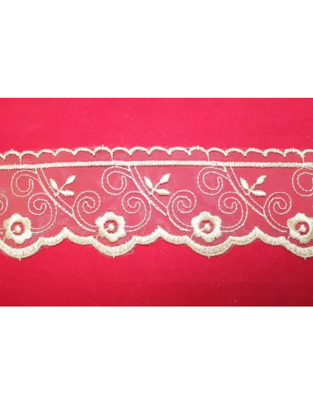 PIZZO ORGANZA 9CM 01-9A