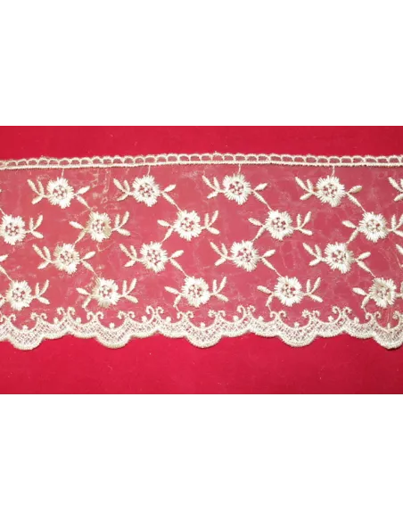 PIZZO ORGANZA LUREX 12CM 1046-12