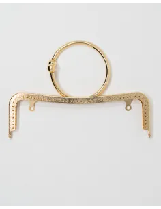 MANICO PER BORSA CON CLIP A CERCHIO TONDO