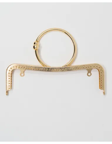 MANICO PER BORSA CON CLIP A CERCHIO TONDO