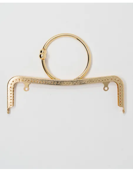 MANICO PER BORSA CON CLIP A CERCHIO TONDO