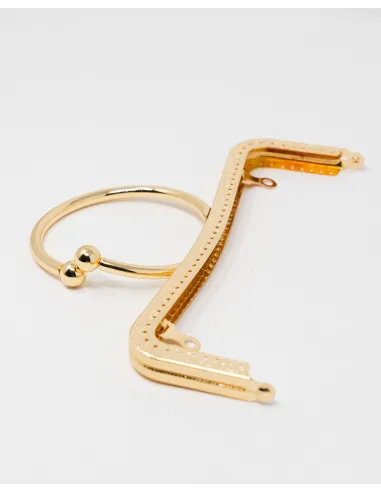 MANICO PER BORSA CON CLIP A CERCHIO TONDO