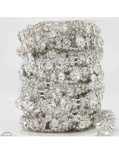 PASSAMANERIA GIOIELLO CON FIORE CC2