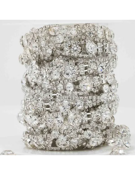 PASSAMANERIA GIOIELLO CON FIORE CC2