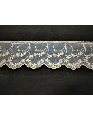 PIZZO ORGANZA 8 CM BB8235-8OR