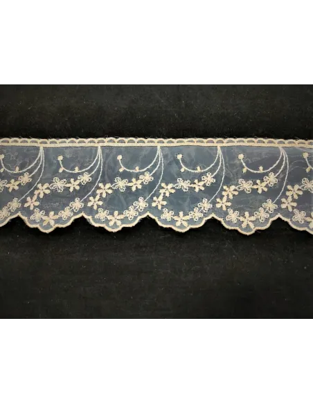 PIZZO ORGANZA 8 CM BB8235-8OR