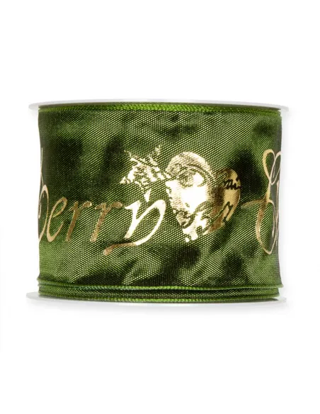 Nastro Natalizio "Merry Christmas" 6CM 1234-060