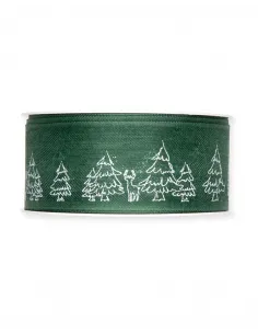 Nastro Natalizio con pini 1514-040 2
