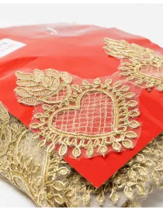 PIZZO REBRODE' CUORE SACRO 11.5CM E4404