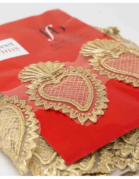 PIZZO REBRODE' CUORE SACRO 11.5CM E4405
