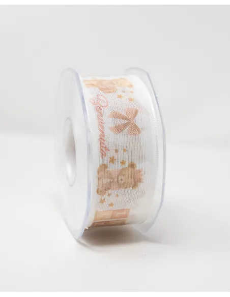 Nastro Nascita "Benvenuto/a" 40mm