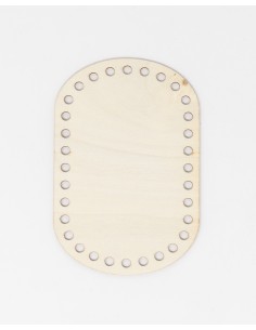 Base in legno ovale by FFB